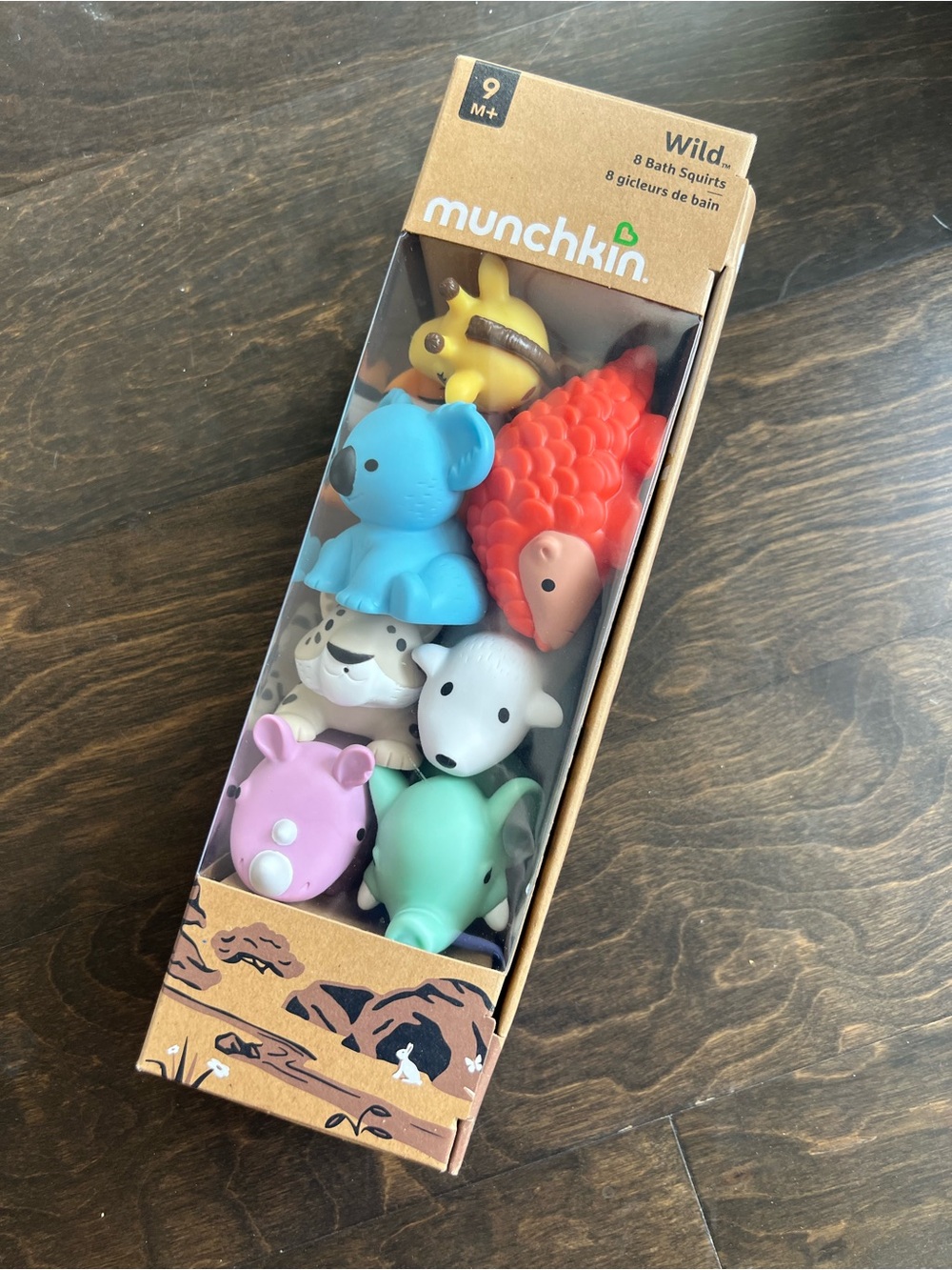 Munchkin Wild Bath Squirts - Multi Color Animal Set